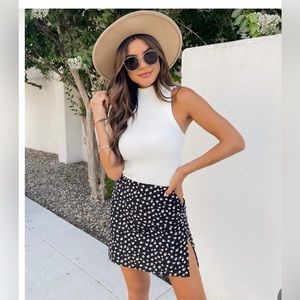 Pink Lily Best Interest at heart skirt